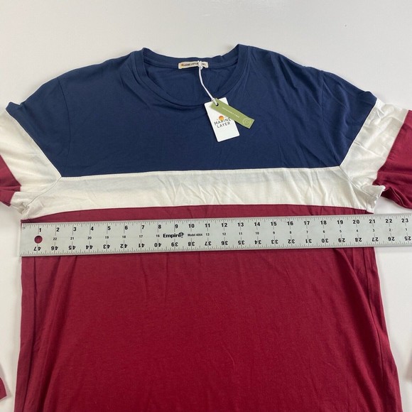 Marine Layer Men's Jacob Pieced Long Sleeve Crew Neck Shirt Size M/L Med Large - Picture 7 of 10